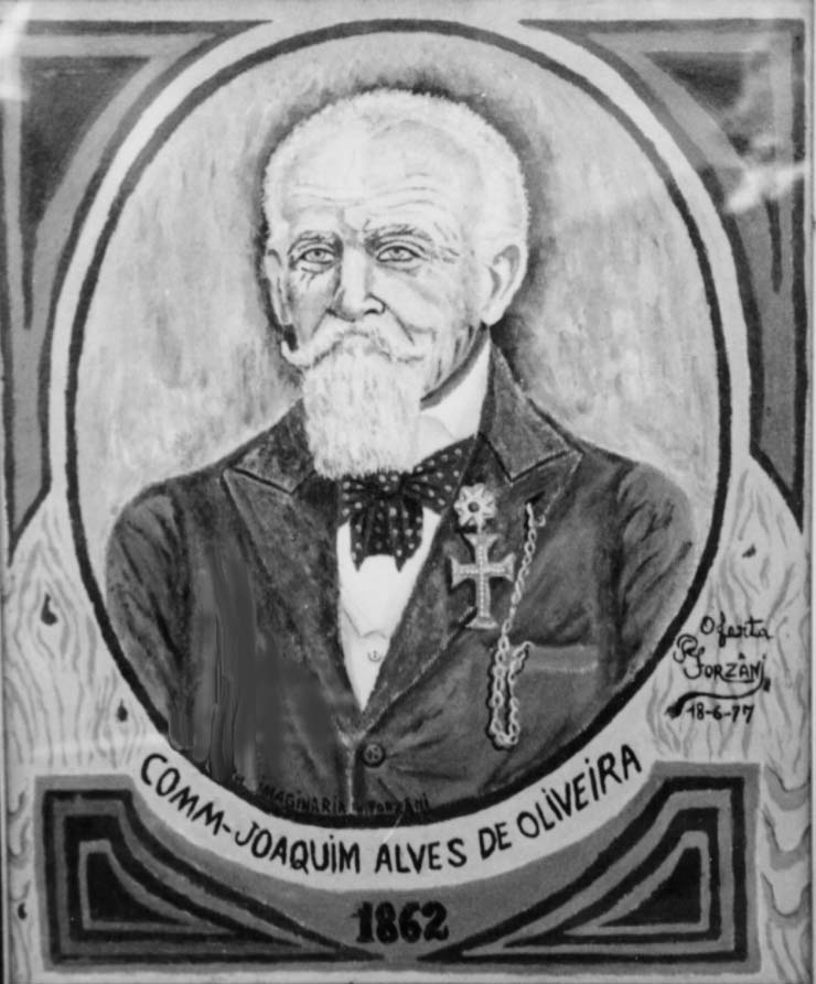 O Comendador Joaquim Alves de Oliveira